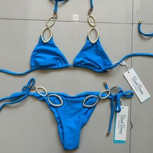 Beach Bunny Blue Kinsley Swimsuit